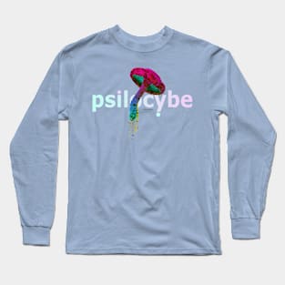 Psilocybe Mushroom 001 Long Sleeve T-Shirt